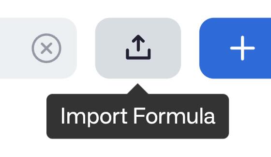 Import Formula button